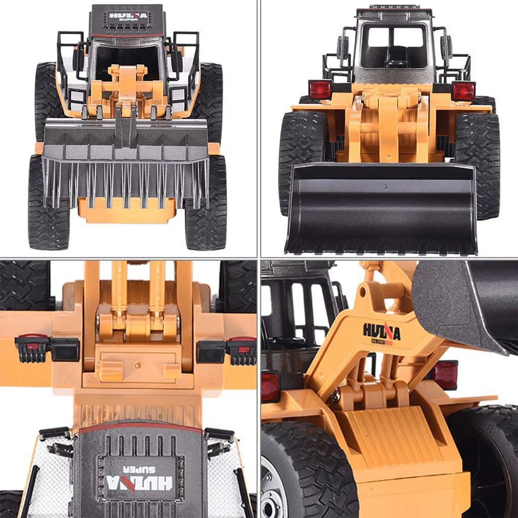 Bulldozer RC Die-Cast Model 9CH Radio Control Toy (1:18 Scale)