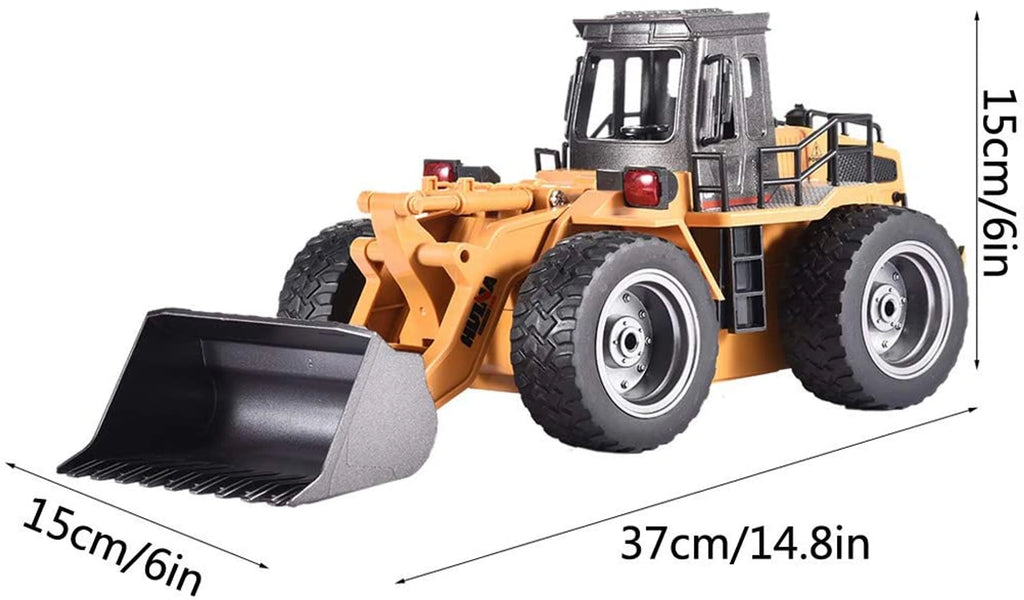 Bulldozer RC Die-Cast Model 9CH Radio Control Toy (1:18 Scale)